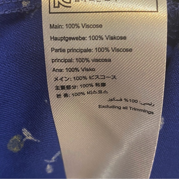 Joules Georgie Lemon Print Blouse 6 - Picture 9 of 9